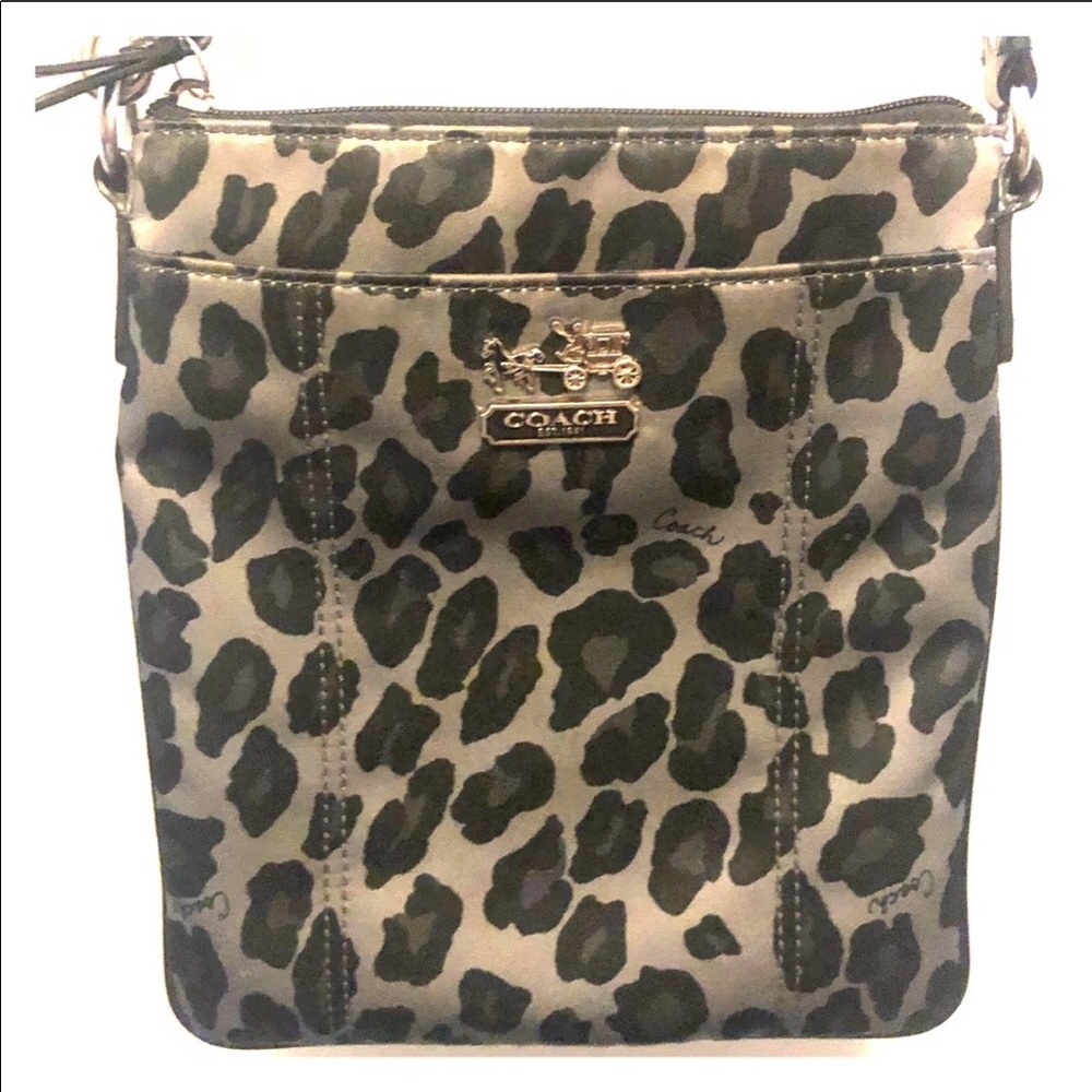 Coach Cheetah Print Cross Body Bag